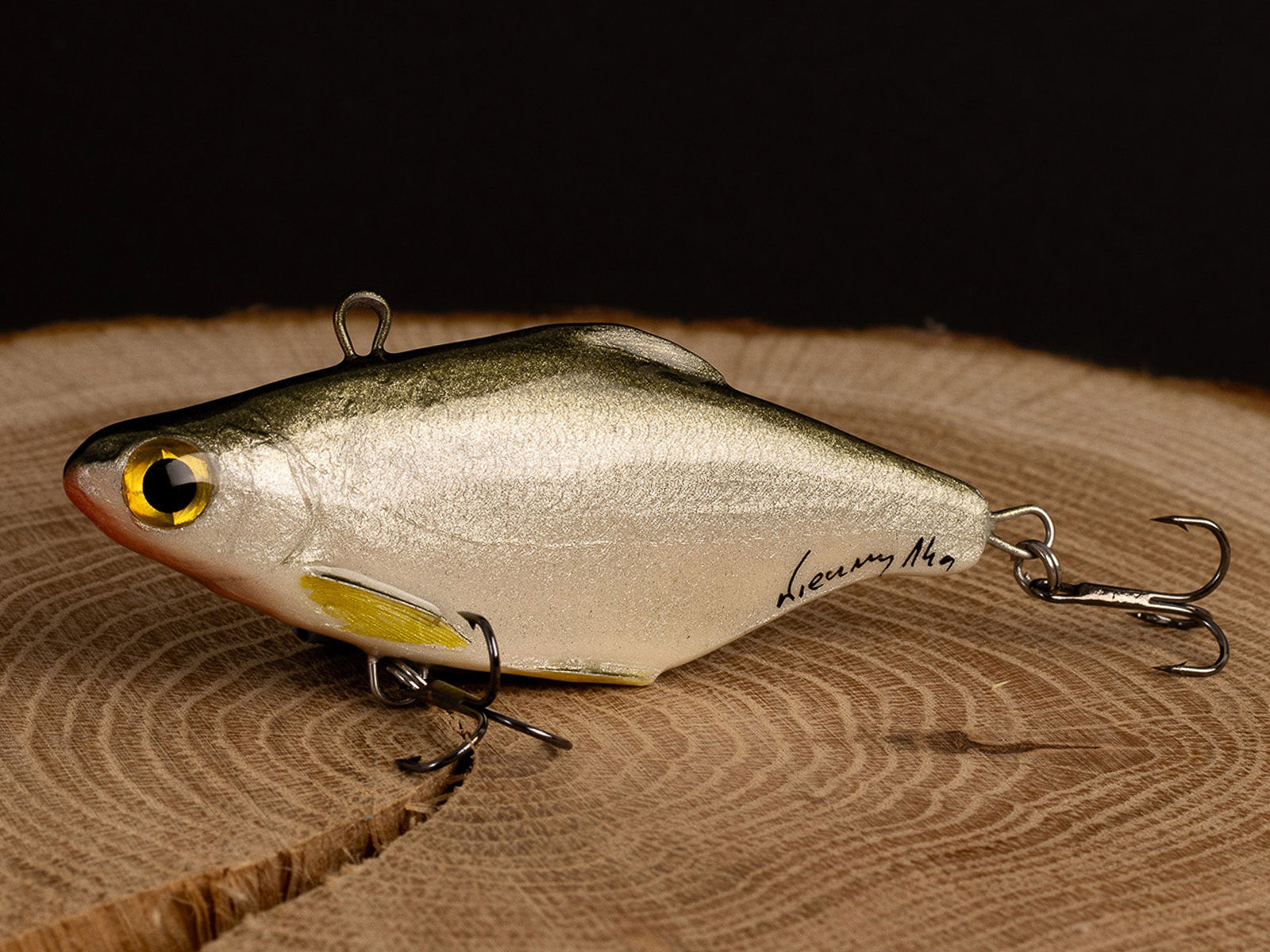 REAL WHITE BREAM 75mm OLIVE 14g