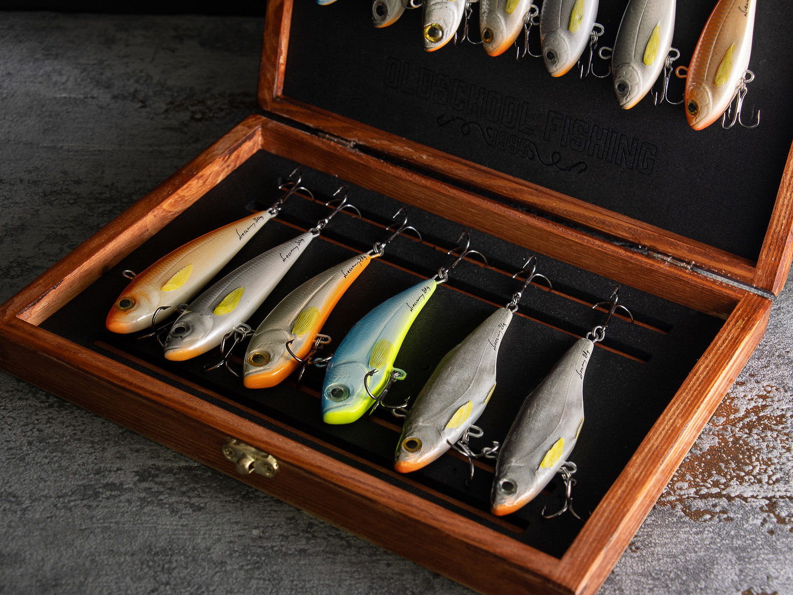 BIG RIVER BOX POLEROWANY BRĄZ