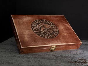 BIG RIVER BOX POLEROWANY BRĄZ