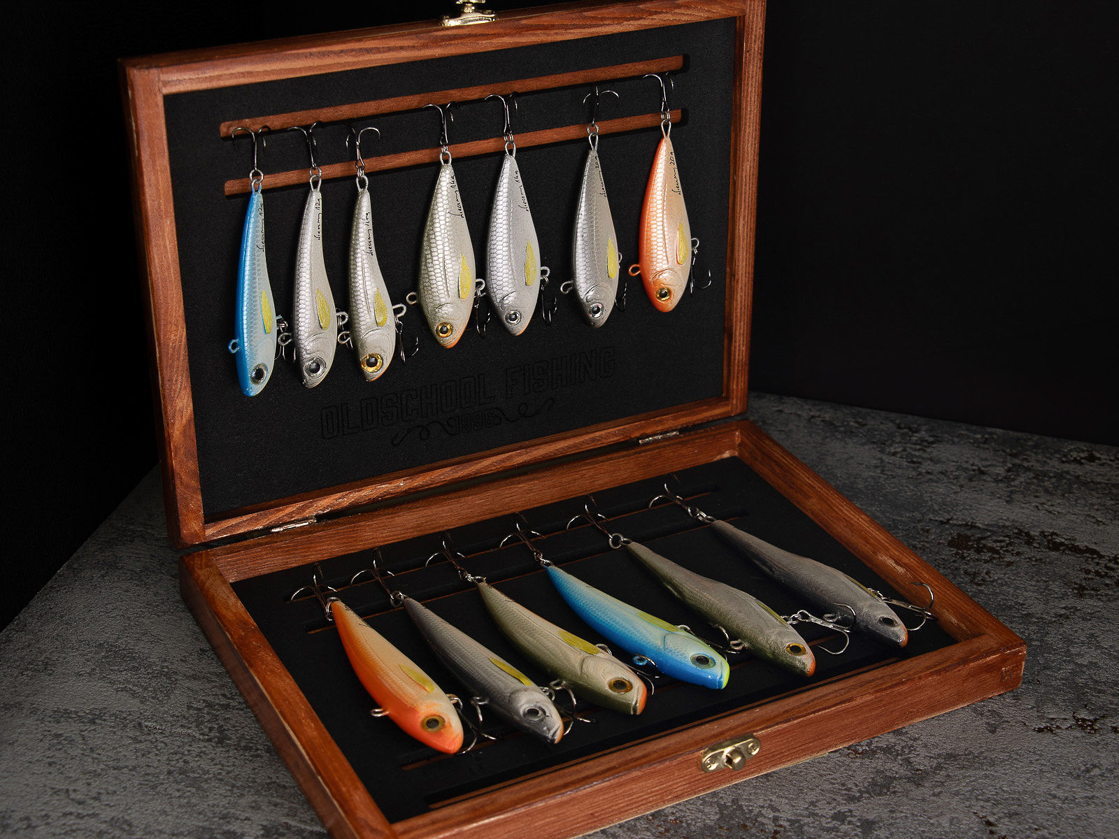 BIG RIVER BOX POLEROWANY BRĄZ